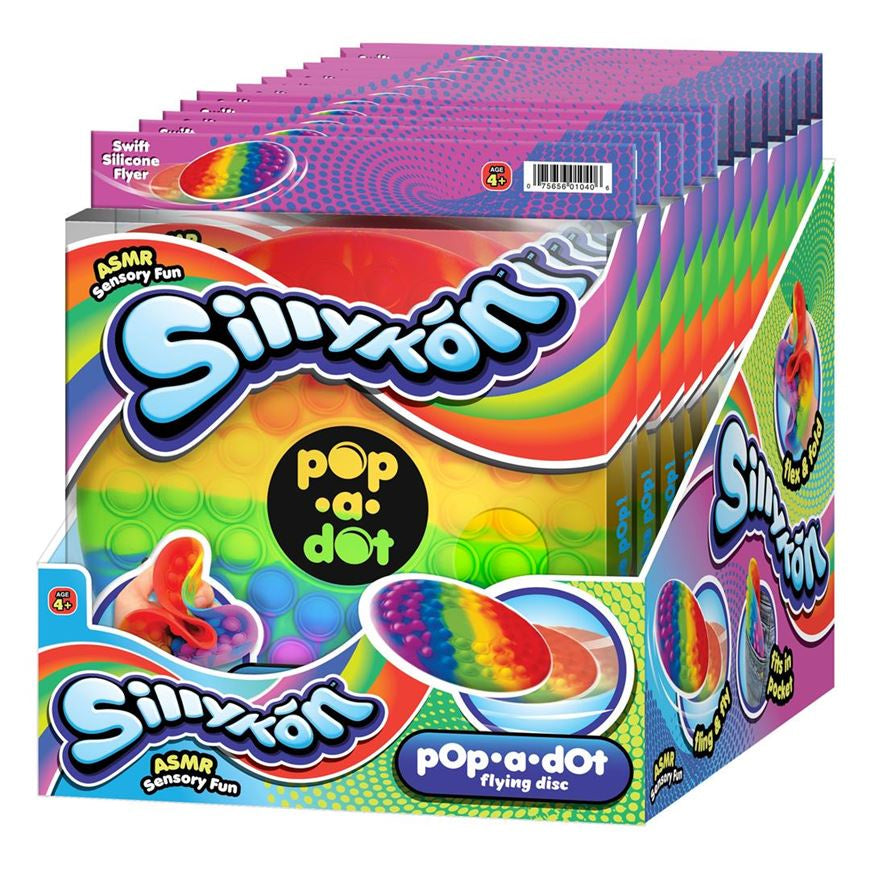 Silky Pop a Dot Flying Disc