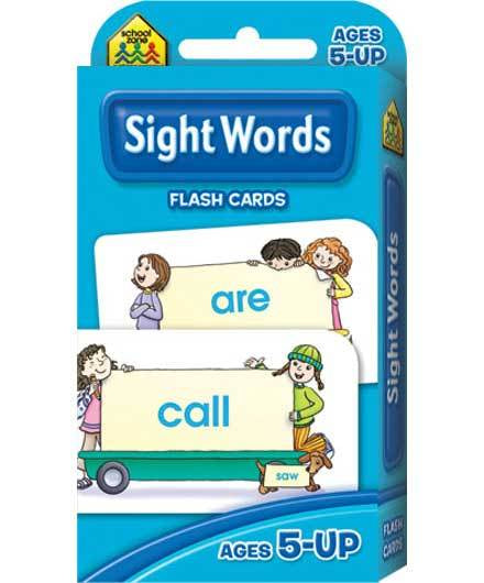 School Zone Flash Cards - Sight Words