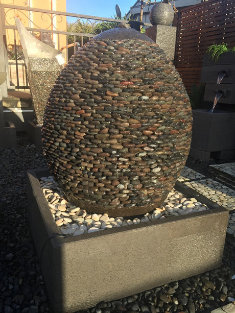 Stone Egg Water Feature 80cm x 120cm