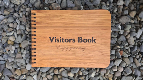 A4 Rimu Visitors Book