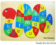 Wooden Puzzle / Snake Alphabet