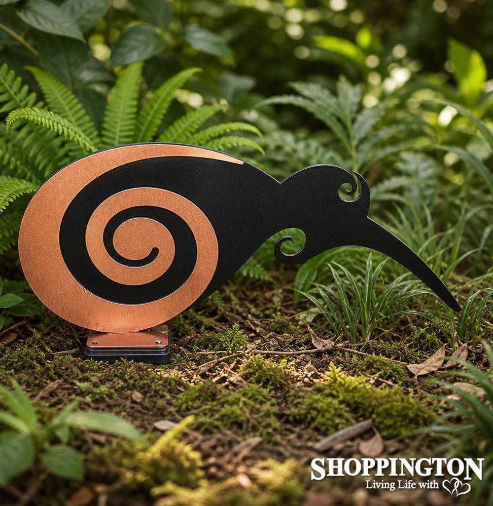 100% NZ Made Freestanding Kiwi Garden Art
