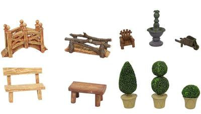Fairy Garden - Miniature Magical Garden Furniture