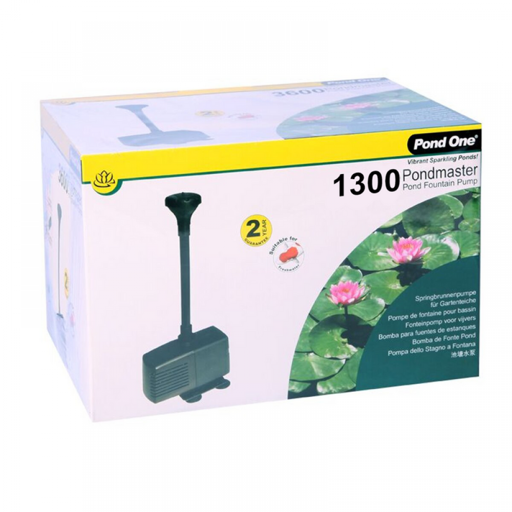zwf Pond One Submersible Pump MK II 1300PH 1100l/hr 1.4M