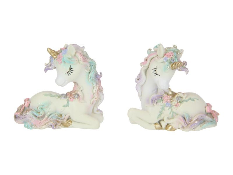 Floral Unicorn - Sitting