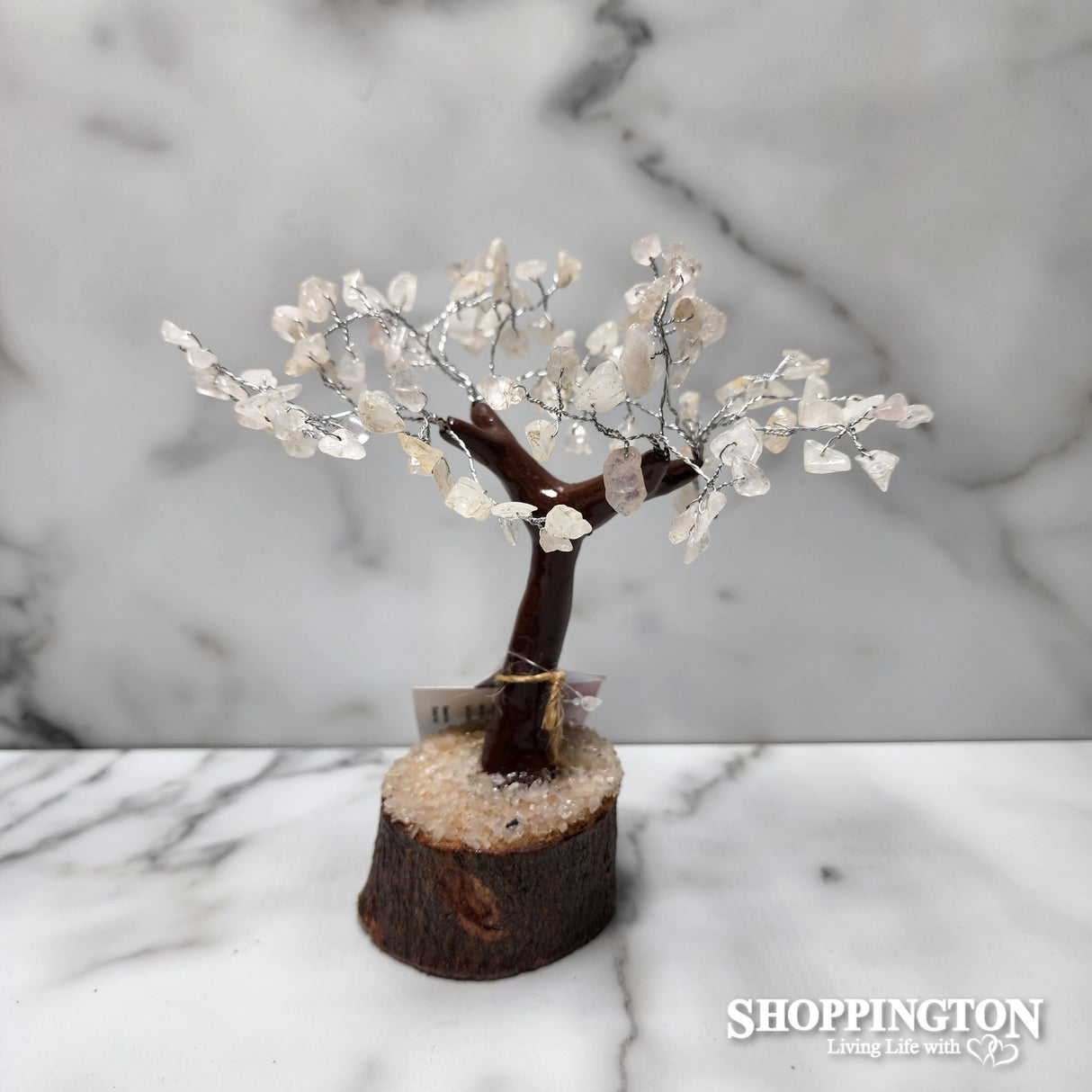 Crystal Tree - Rose Quartz Gem