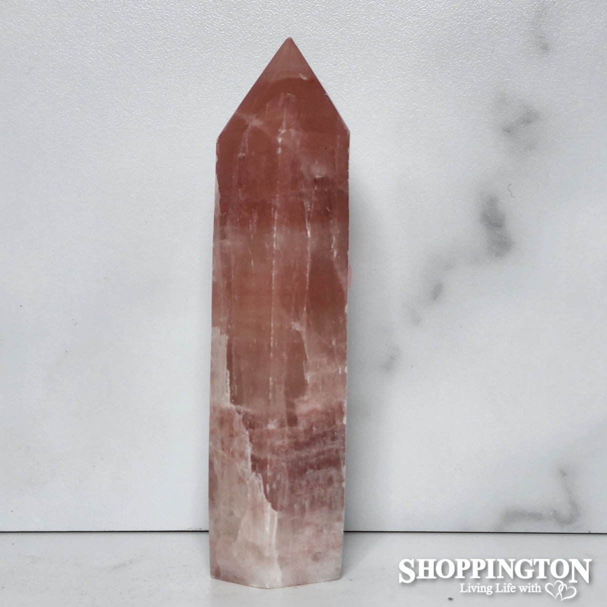 Rose Calcite Pointer #3