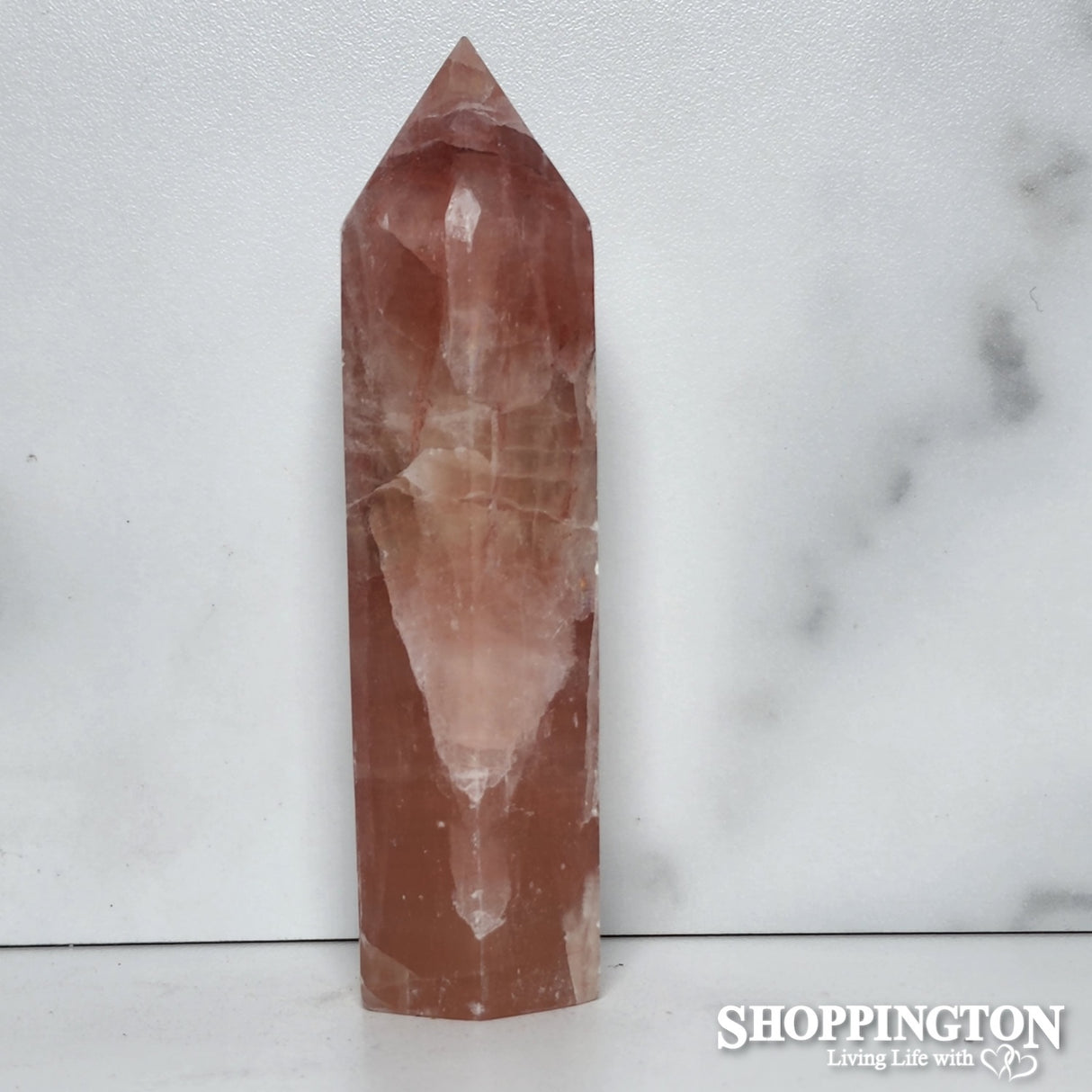 Rose Calcite Pointer #2
