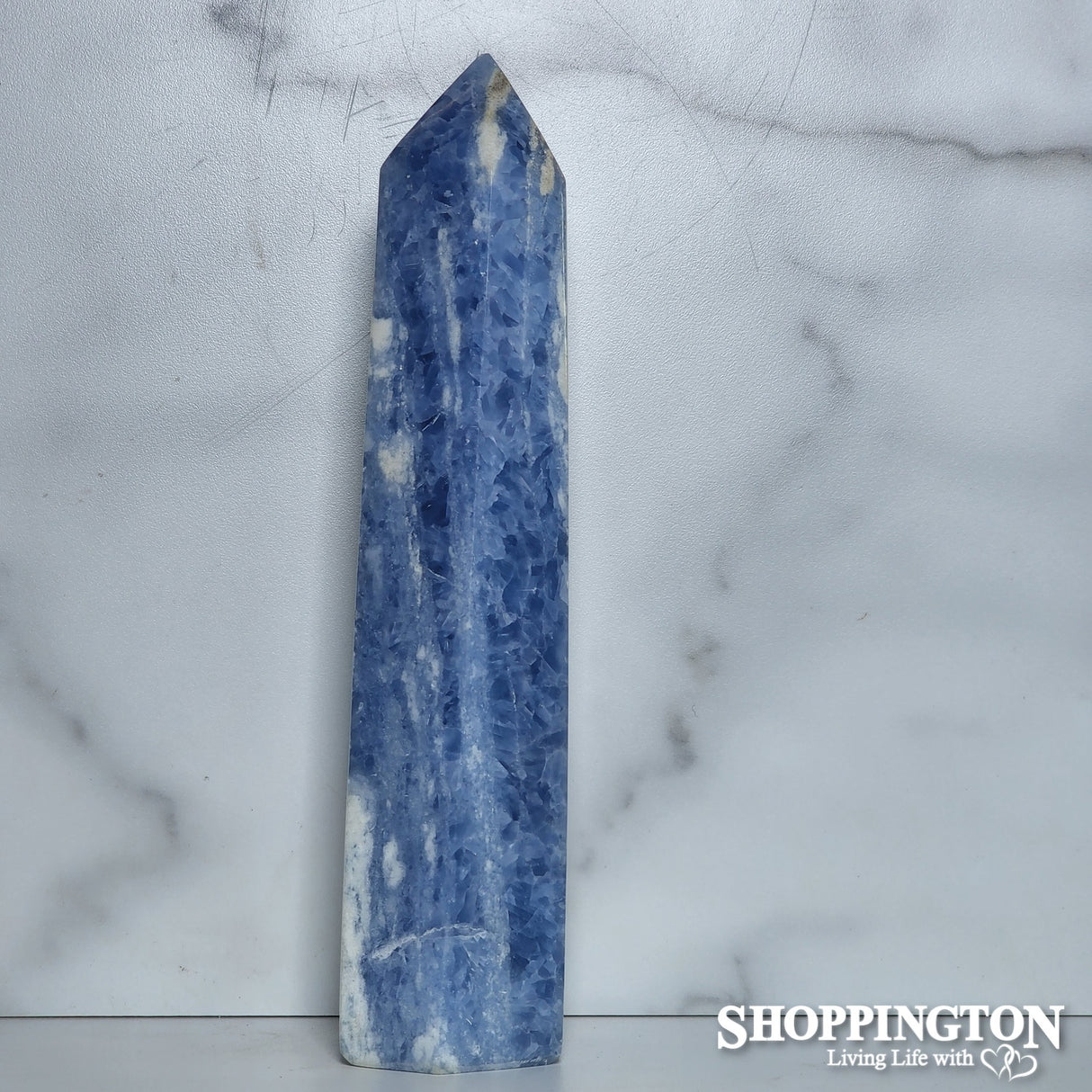 Blue Calcite Point #2