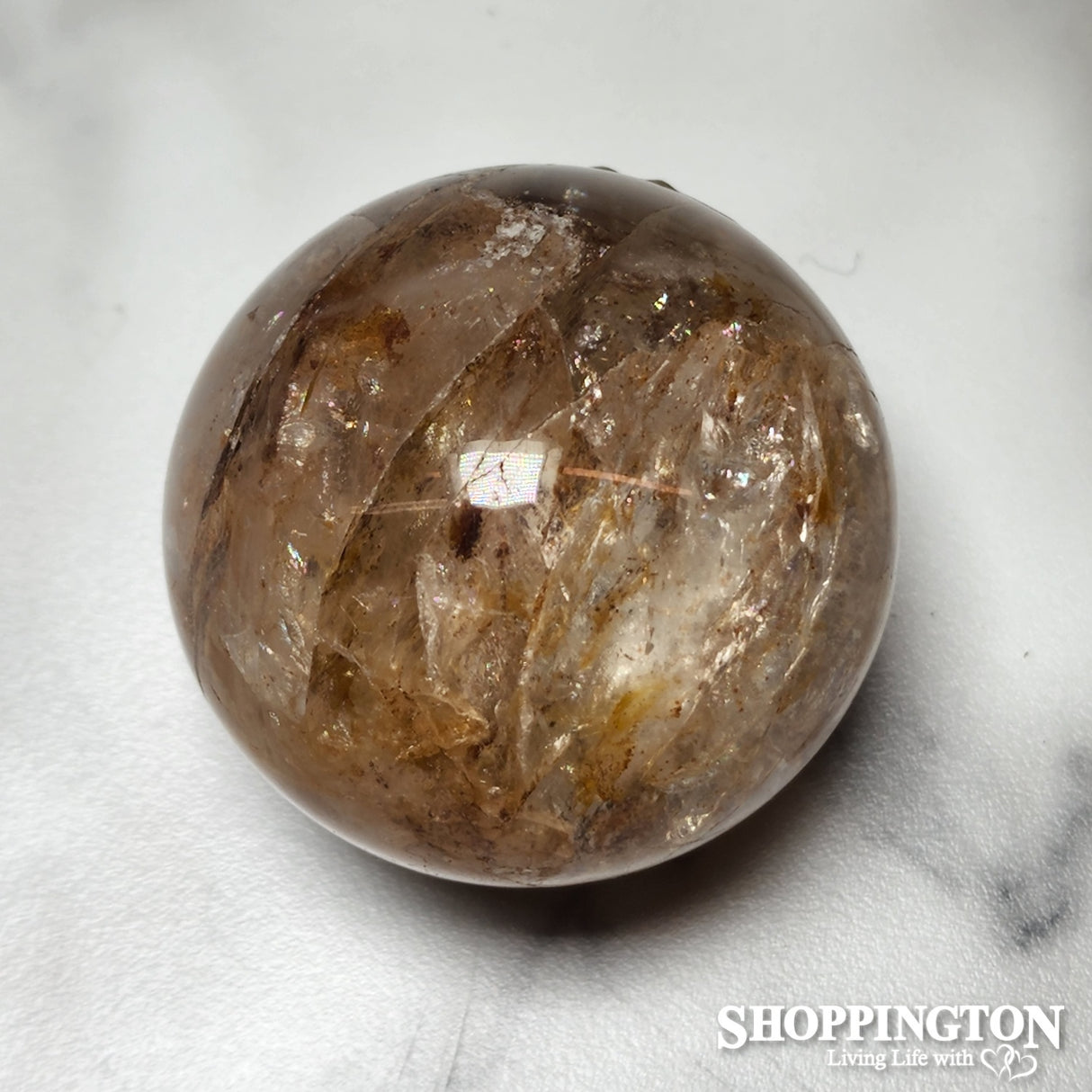 Quartz Golden Sphere #3
