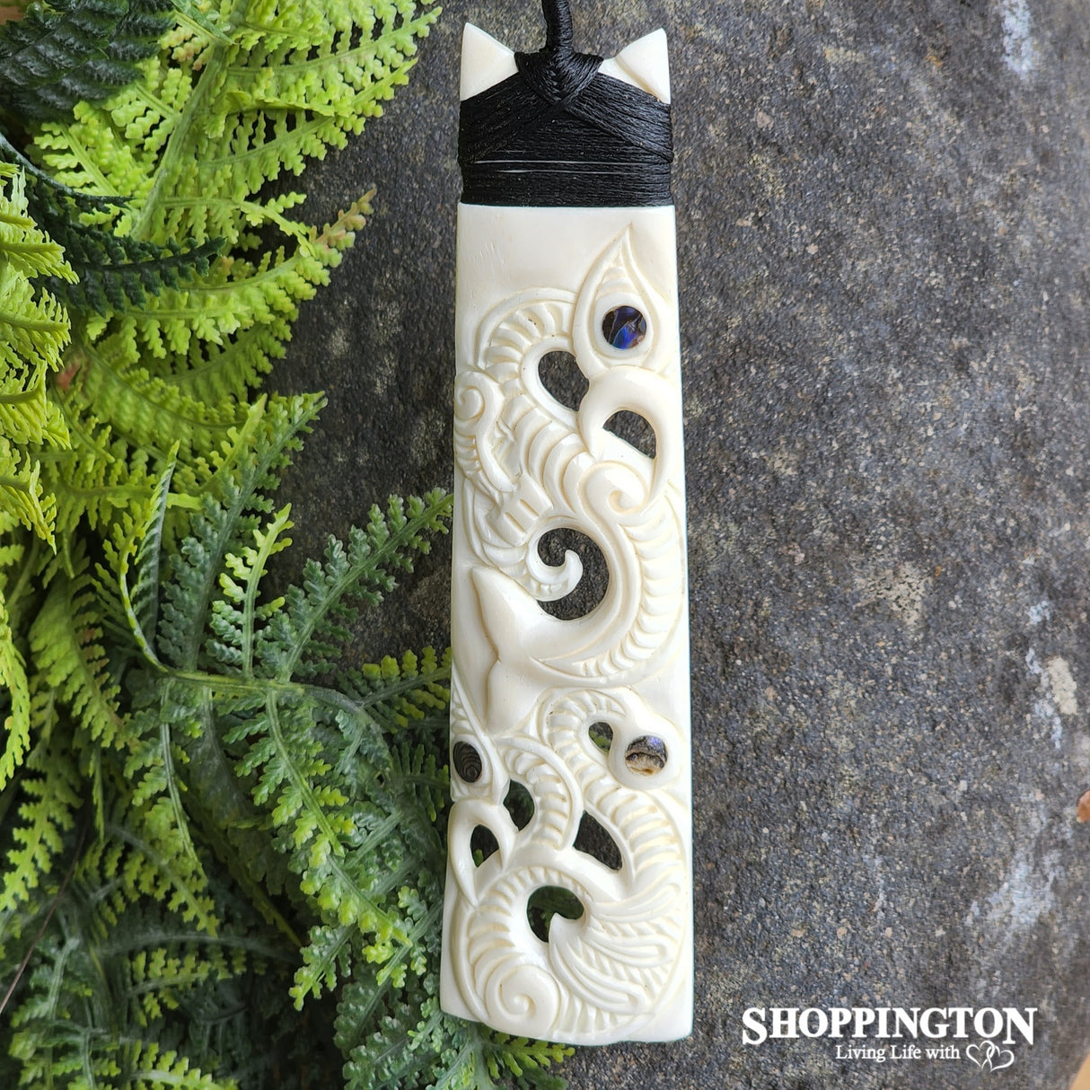Bone Toki with Manaia Pendant