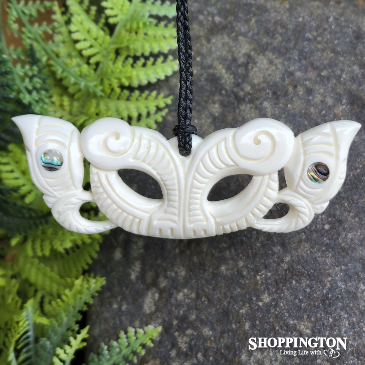 Bone Pekapeka Pendant