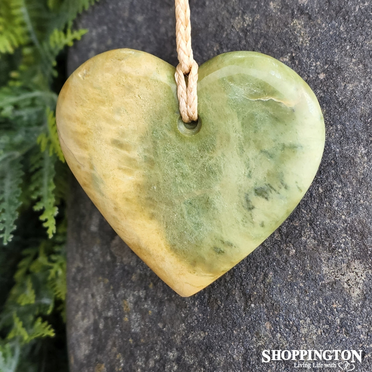 Pounamu - Heart 63mm