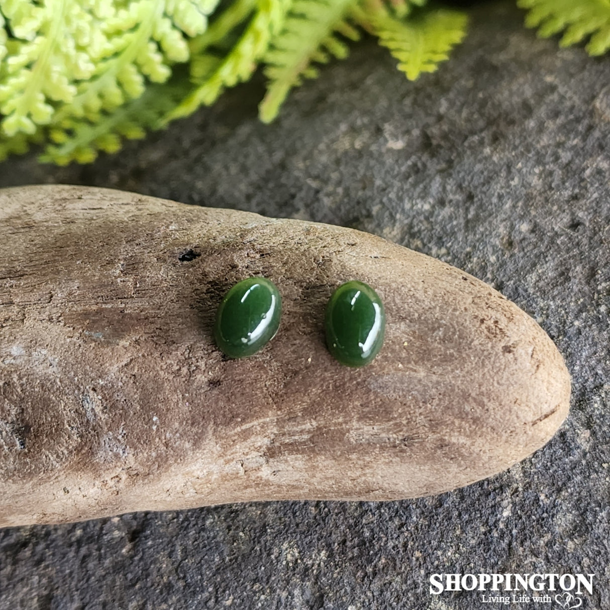 Pounamu Studs - Ovals
