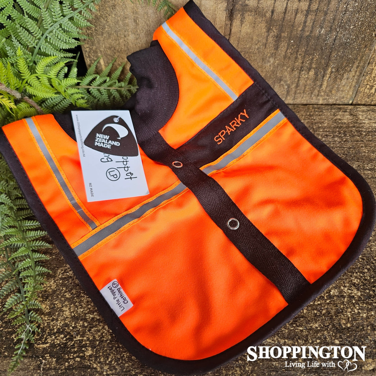 NZ Made Baby Bib / Sparky