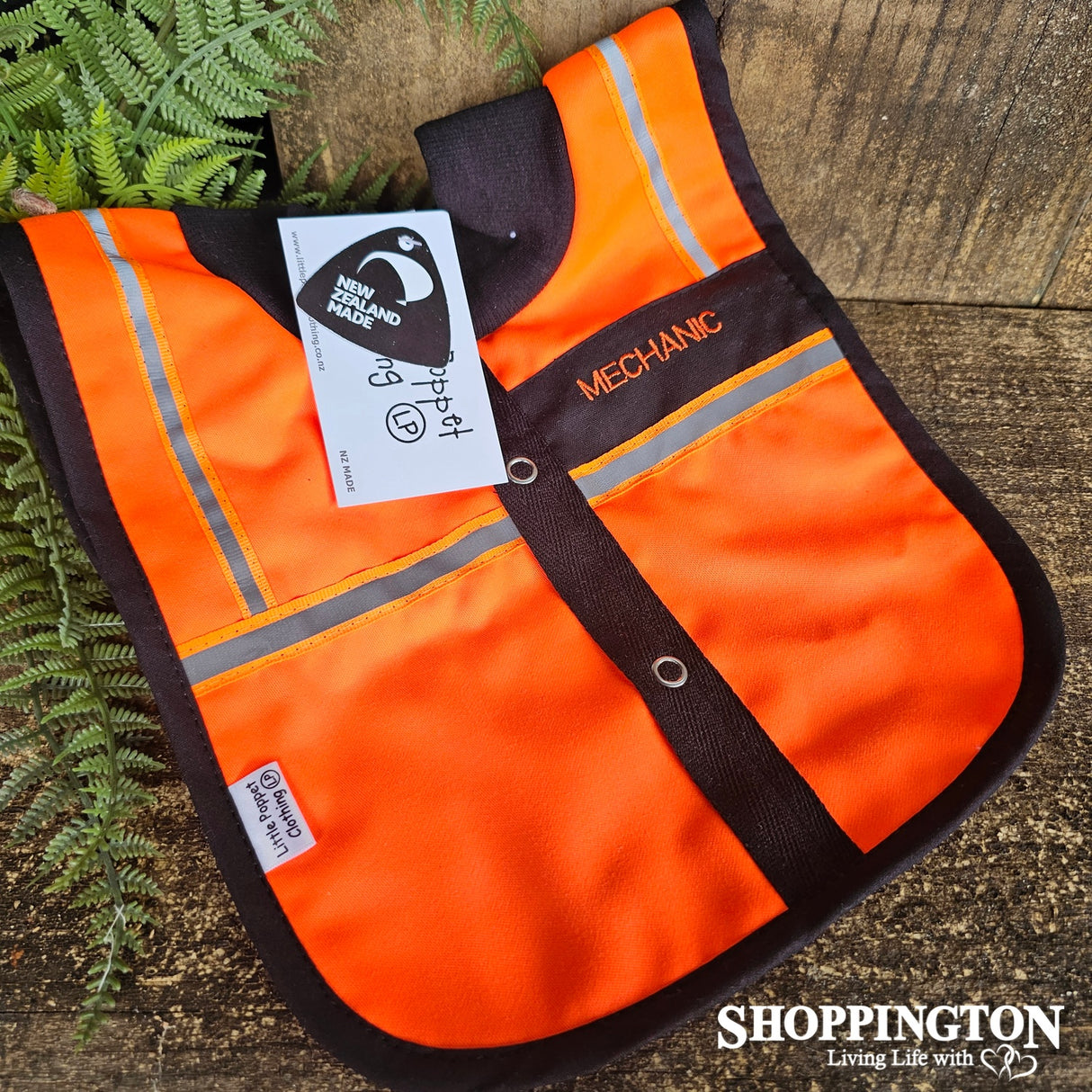 NZ Made Baby Bib / Mechanic