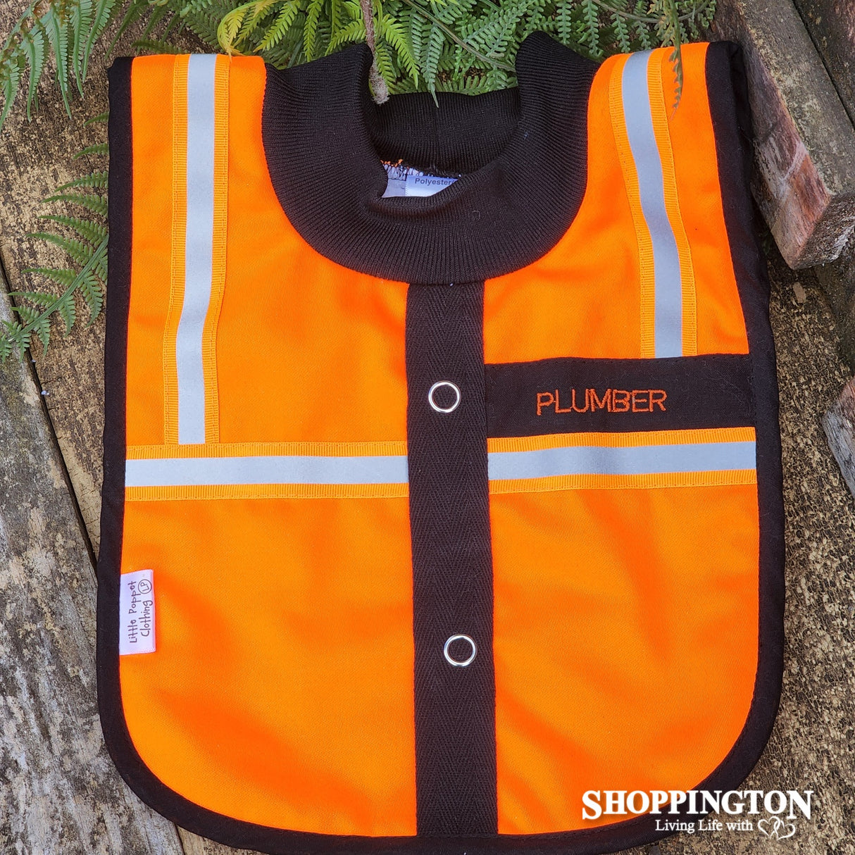 NZ Made Baby Bib / Plumber