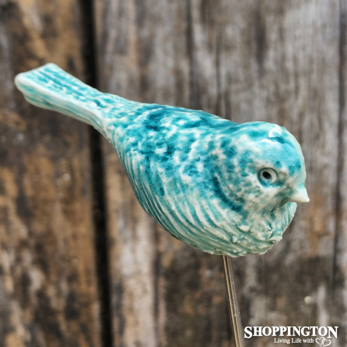 100% NZ Made Pottery / Birds On Stake