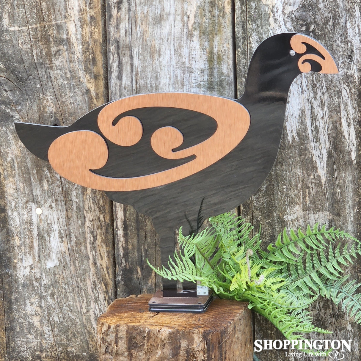 NZ Made Freestanding Pukeko Garden Art