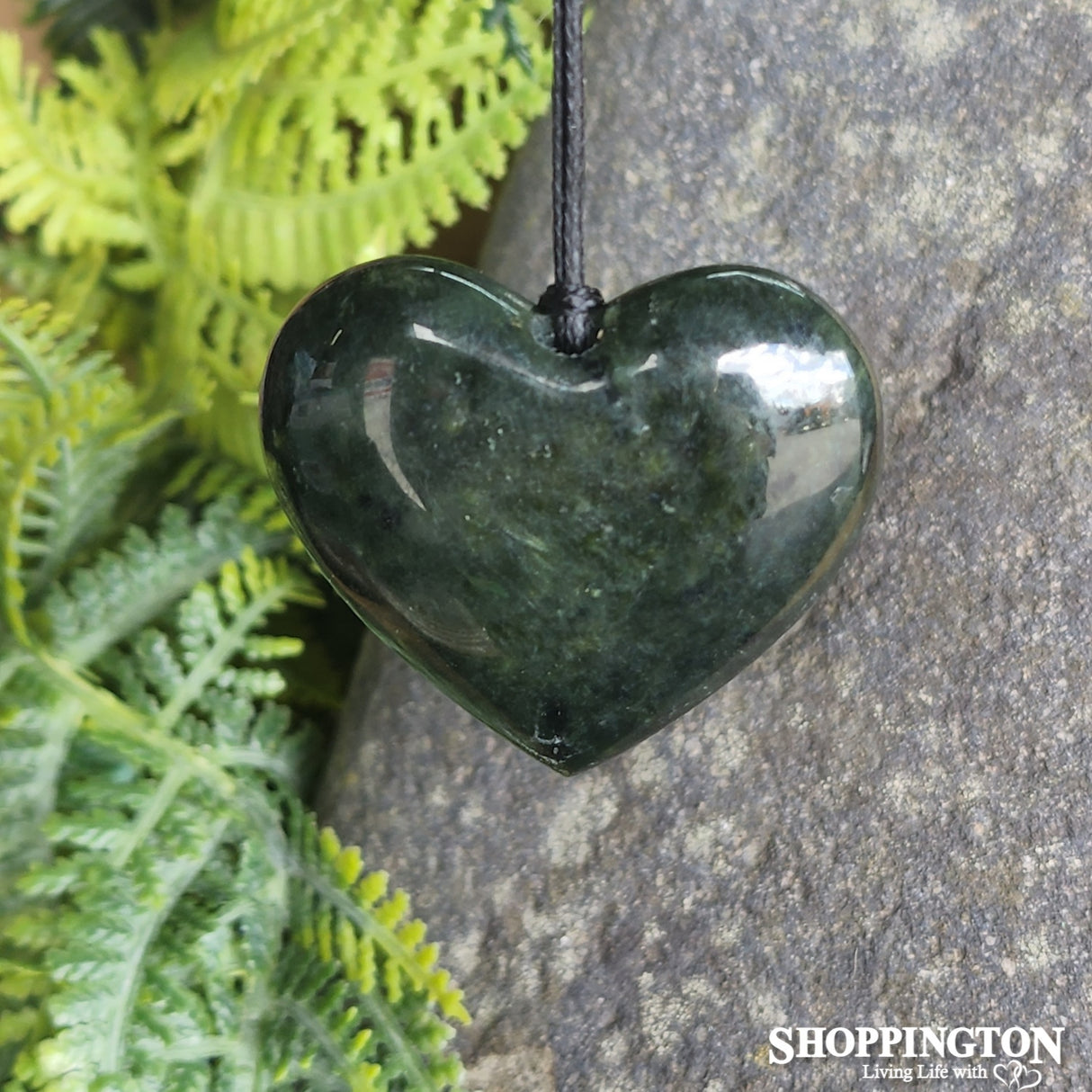 Pounamu Pendant - Heart 4cm