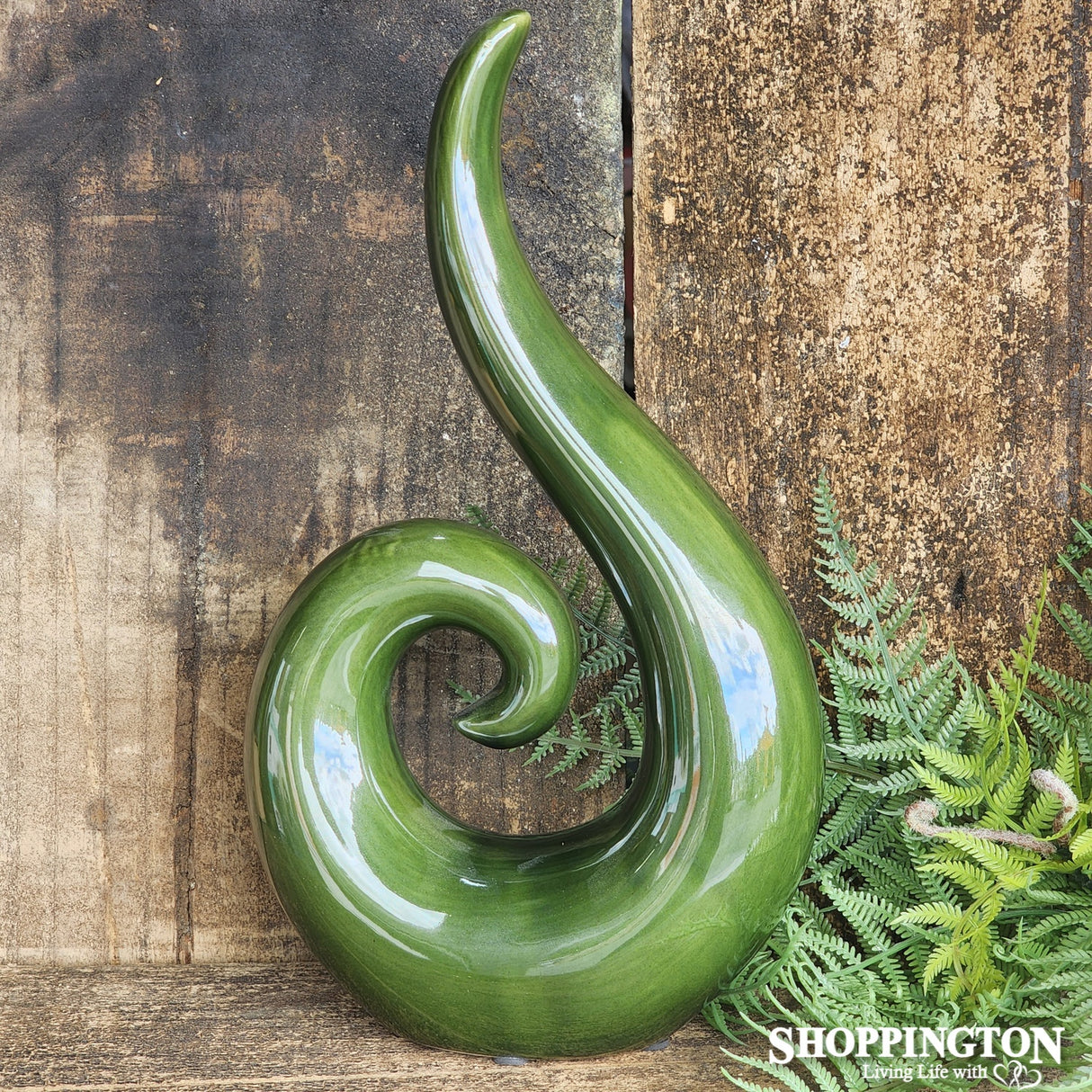 Ceramic Koru - Green