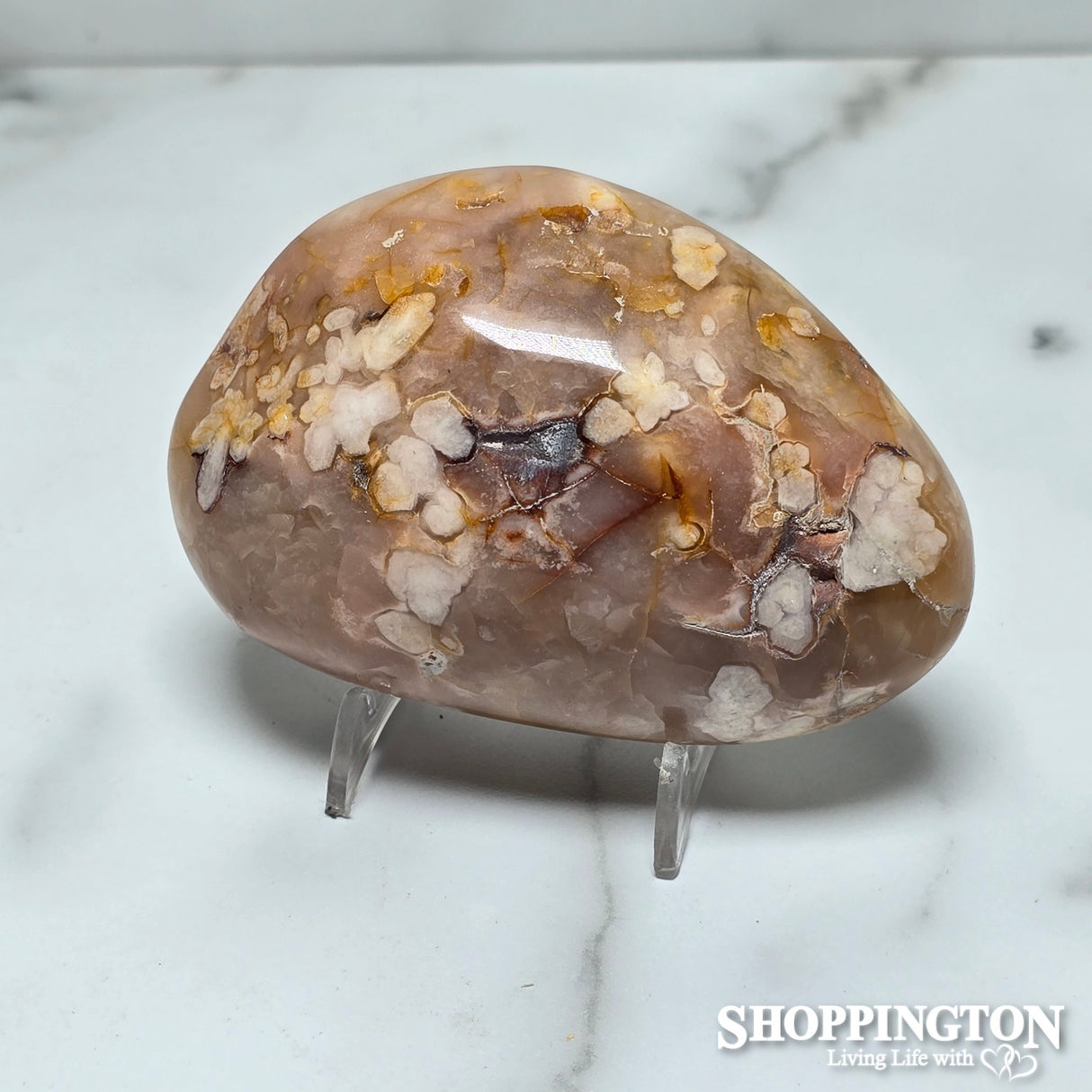 Flower Agate Tumbled
