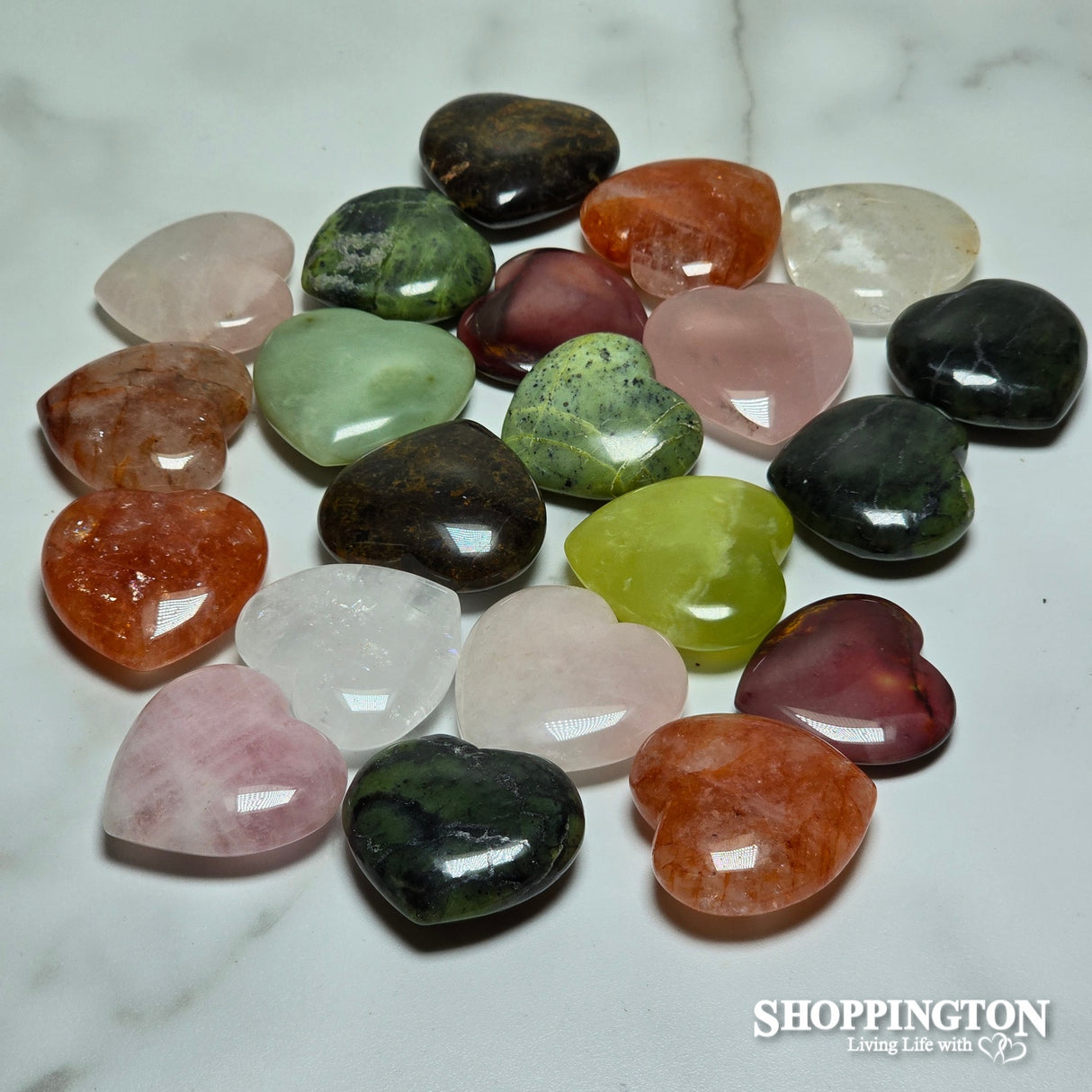 Gemstone Heart 3-4cm