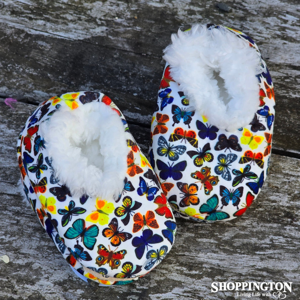 Slippers - Slumbies Toddler Butterflies