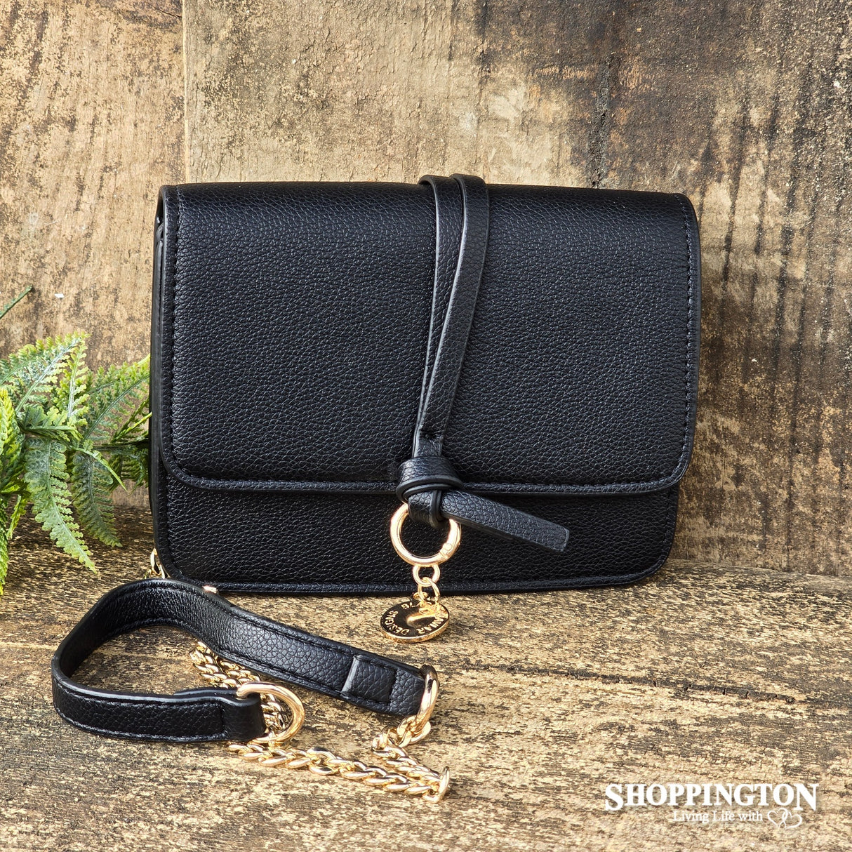 Black Caviar Handbag - Gigi Black