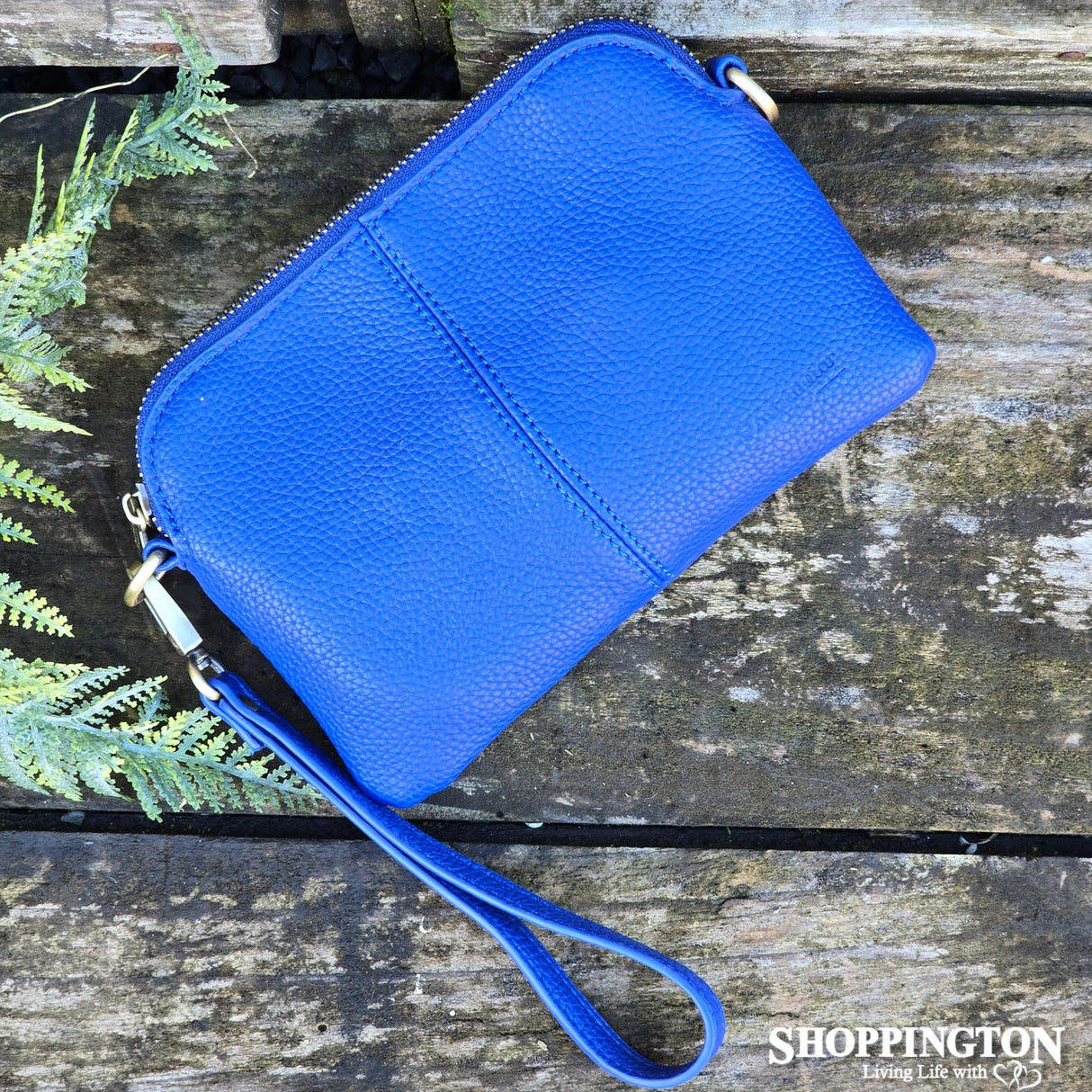 Black Caviar Harper Handbag - Cobalt