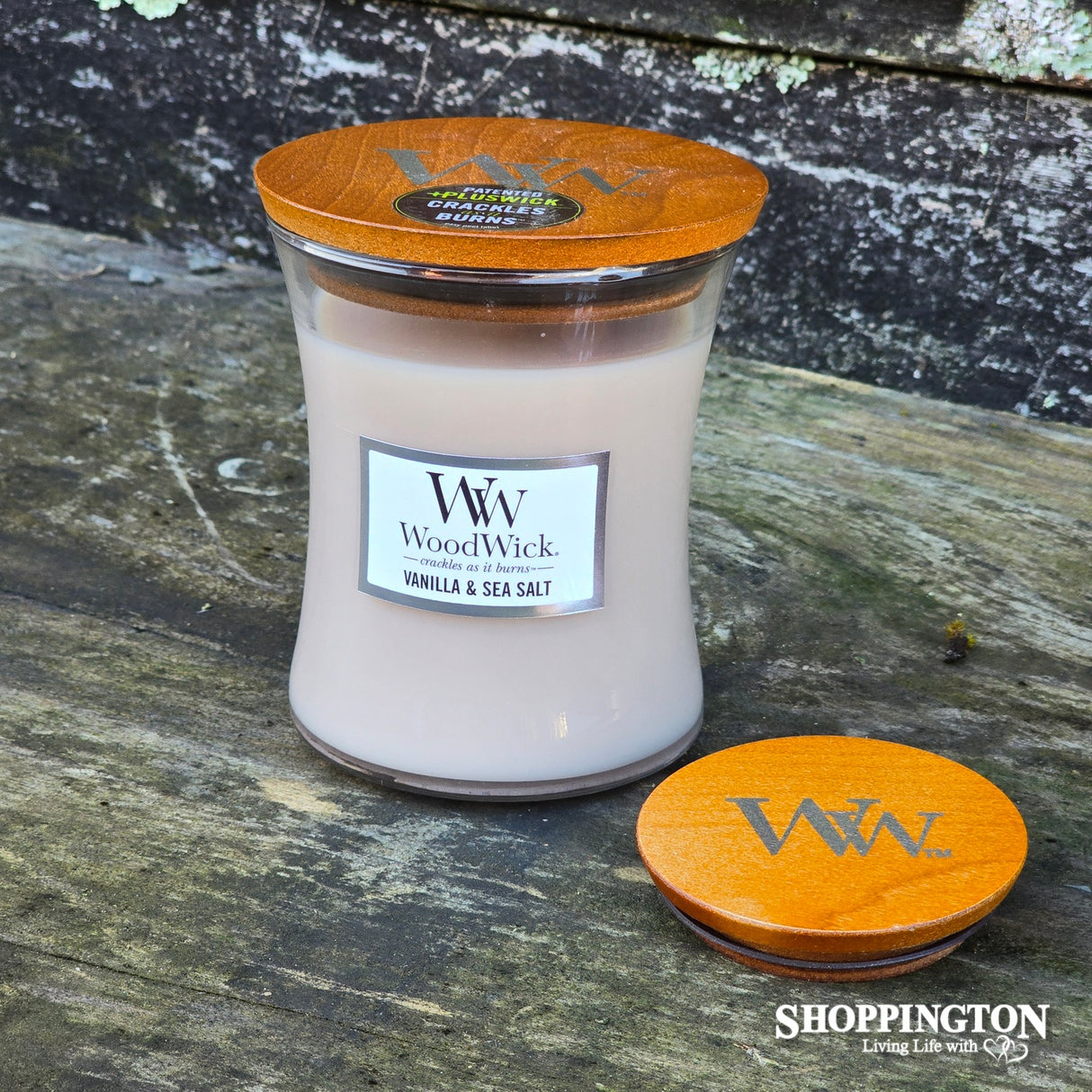 WoodWick Vanilla & Sea Salt Medium