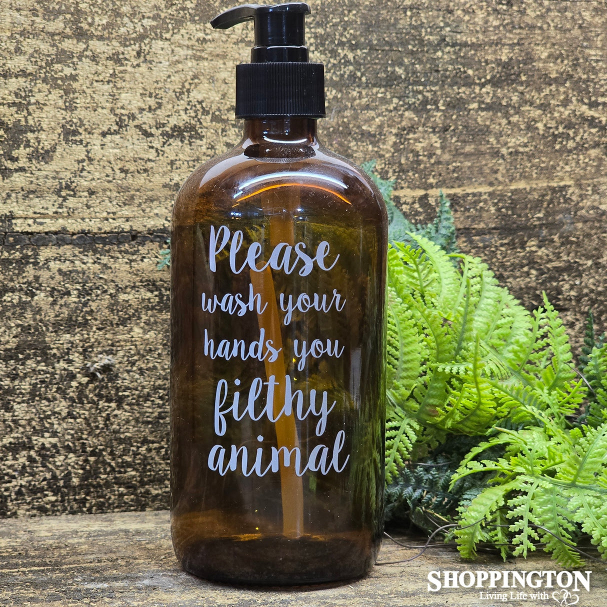 Soap Bottle - Filthy Animal – Amber