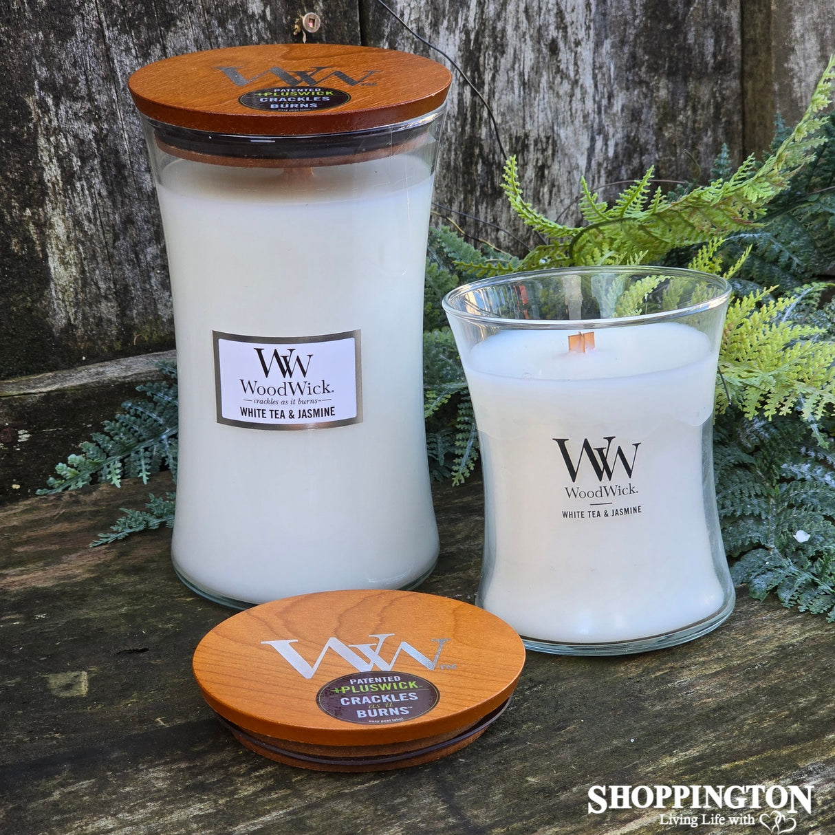 WoodWick White Tea & Jasmine Large