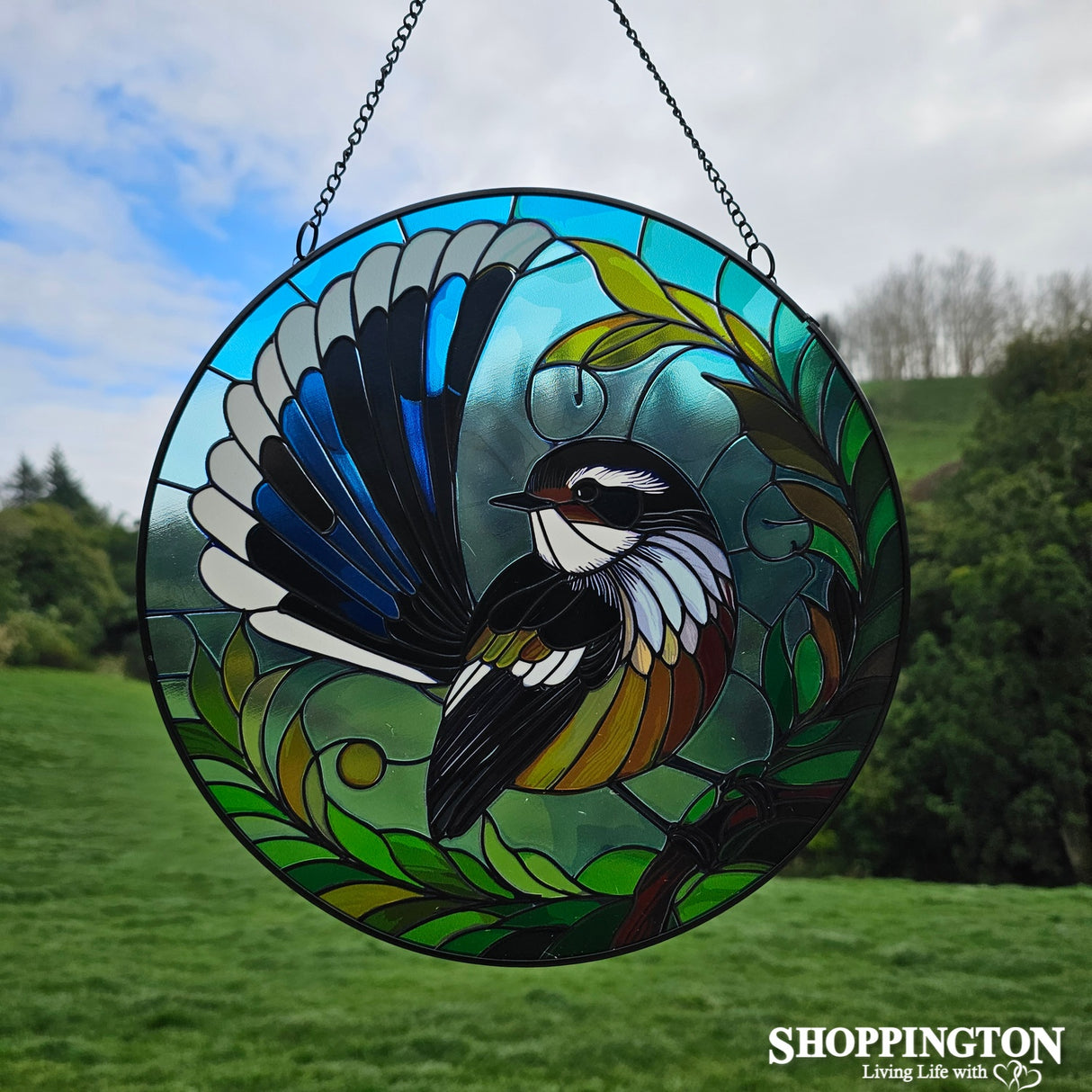 Stained Glass Hanger - Fantail