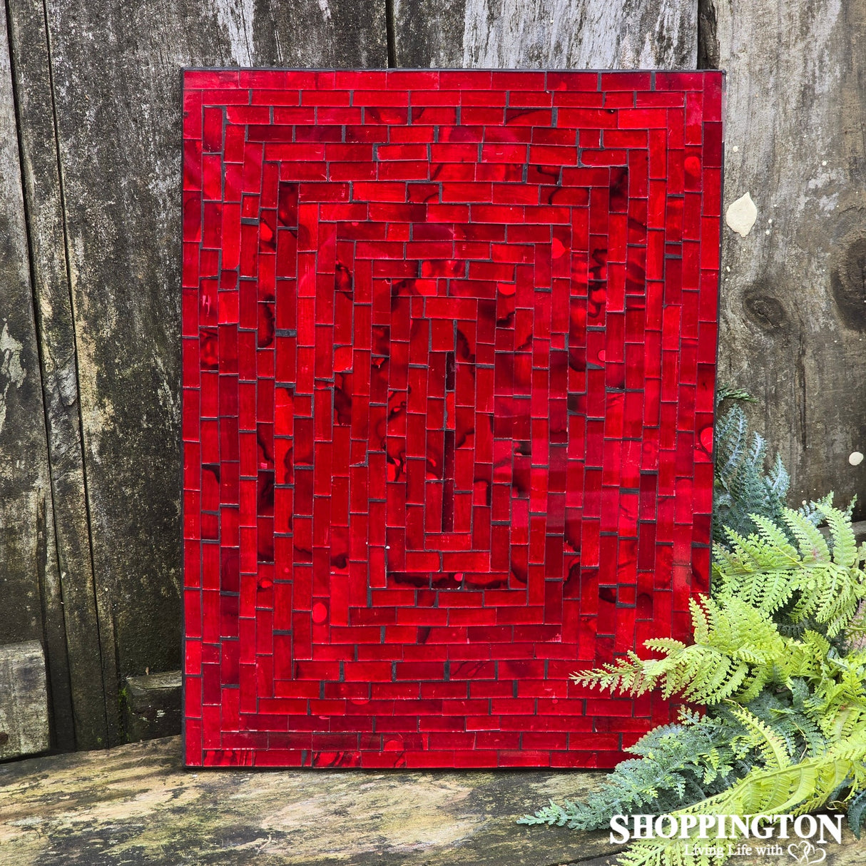 Mosaic Placemat 30cm x 40cm / Red