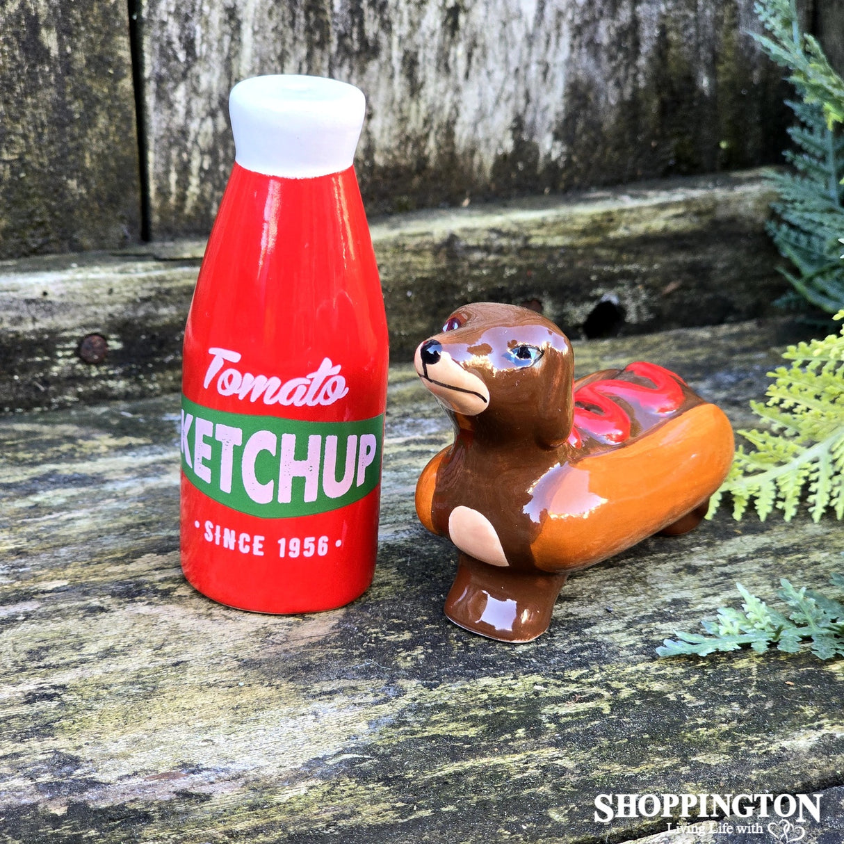 Salt & Pepper - Sausage Dog & Ketchup