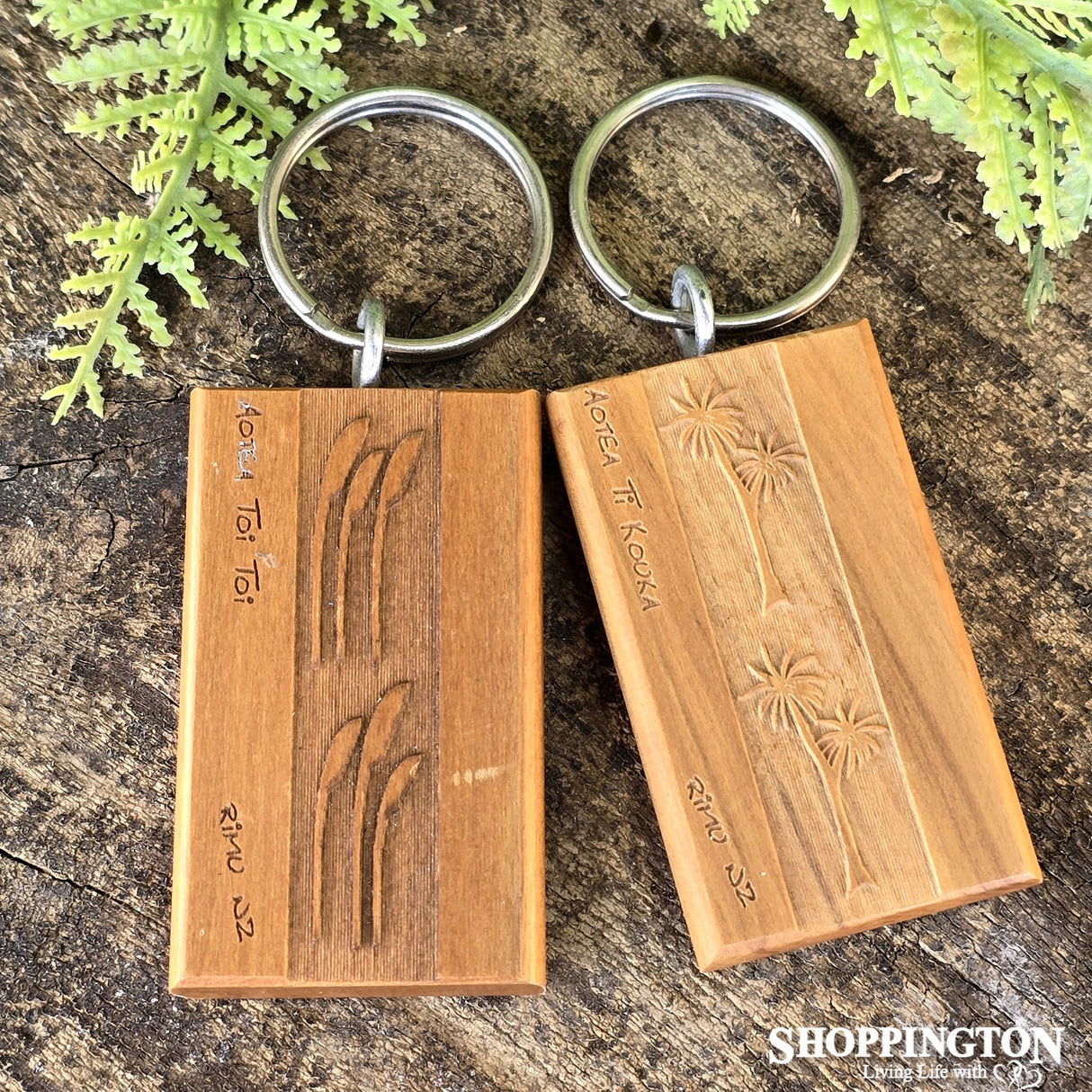 Wooden Rimu Keyrings