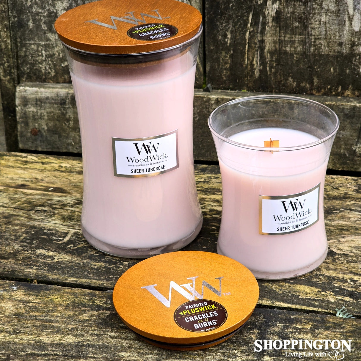 Woodwick Sheer Tuberose Large