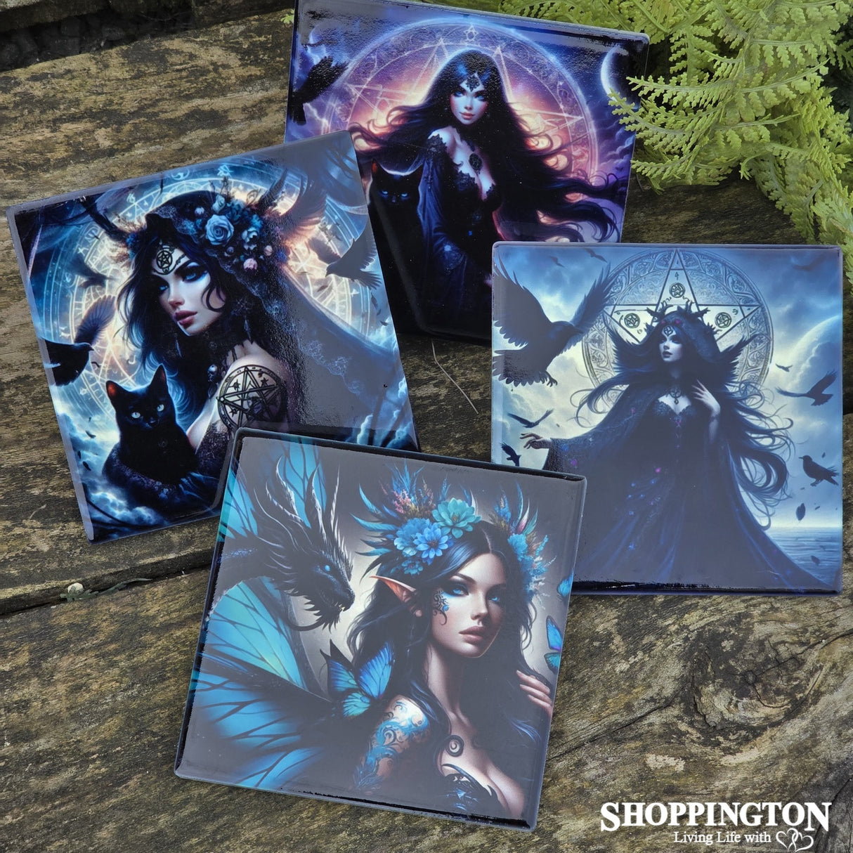 Coasters - Goddess Set of 4