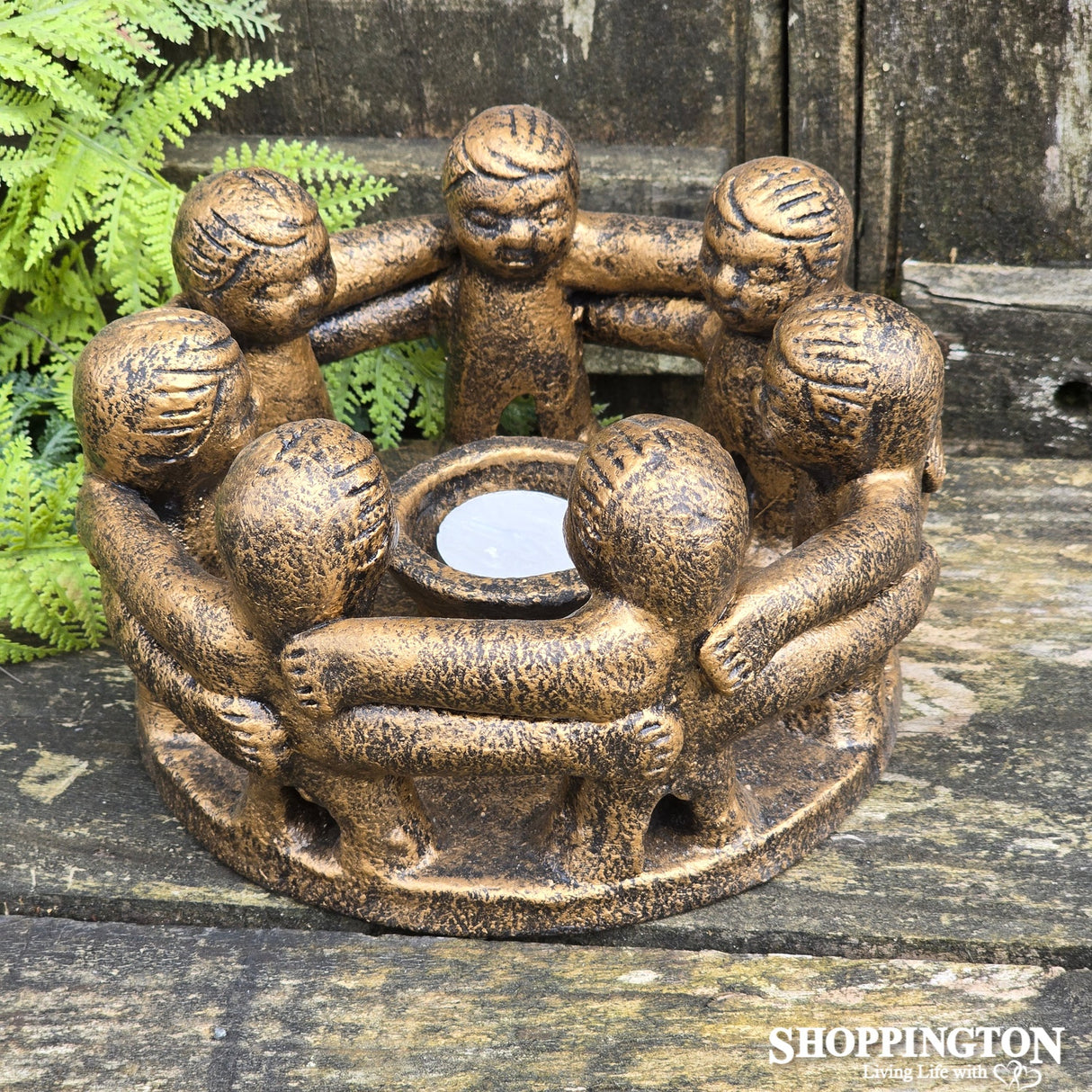 Pottery Circle of Friends 25cm / Black & Gold