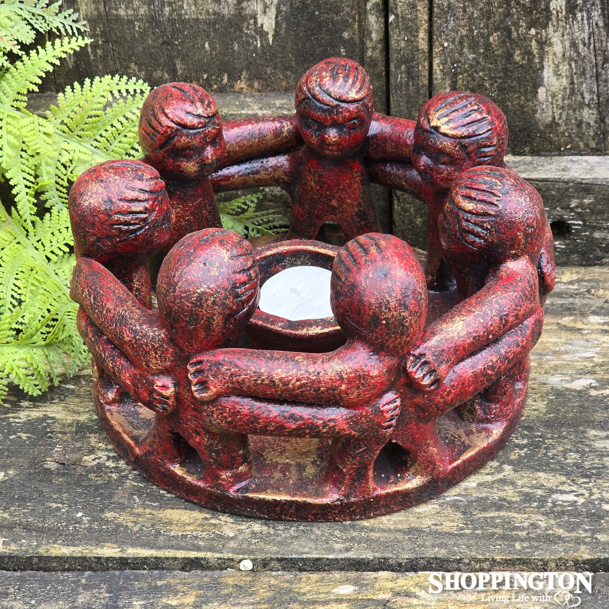 Pottery Circle of Friends 25cm / Red