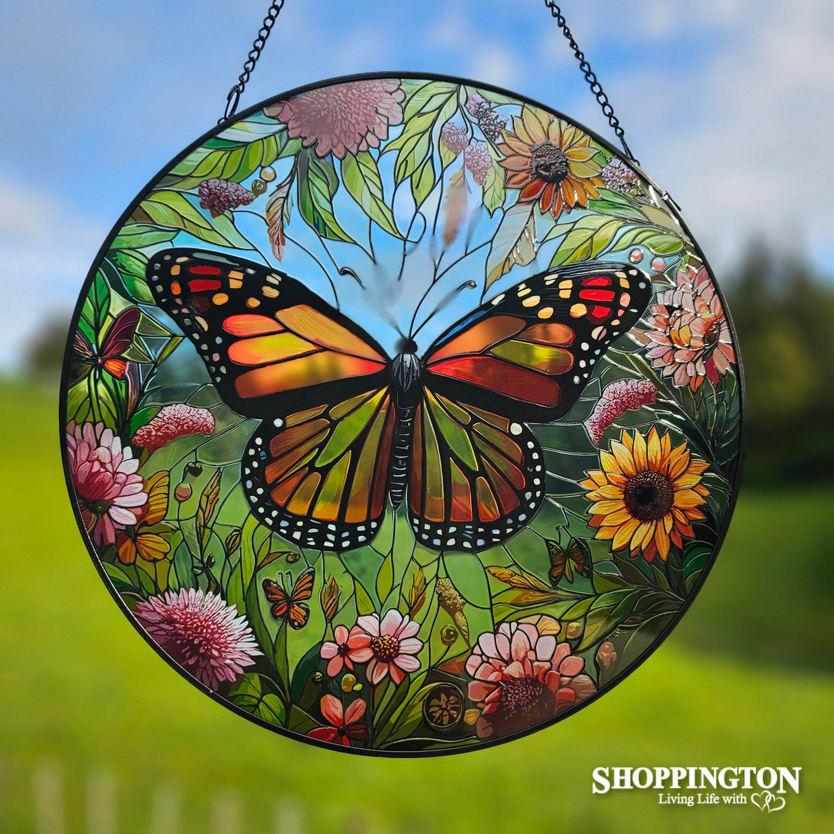 Stained Glass Hanger - Butterfly