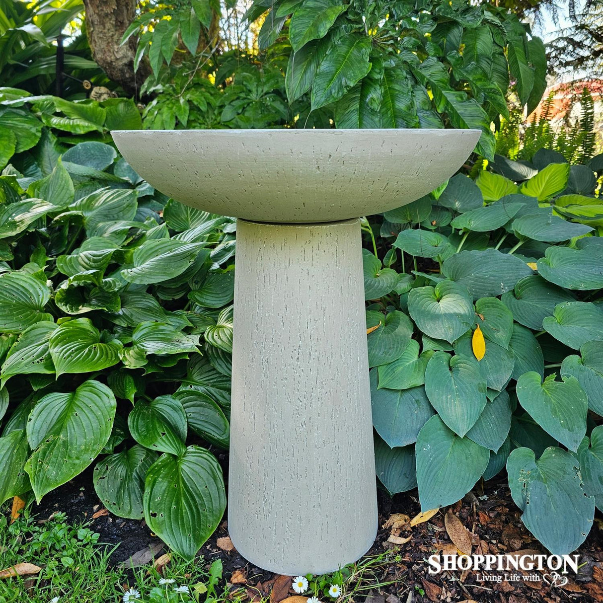 Milano Lite Cream Bird Bath