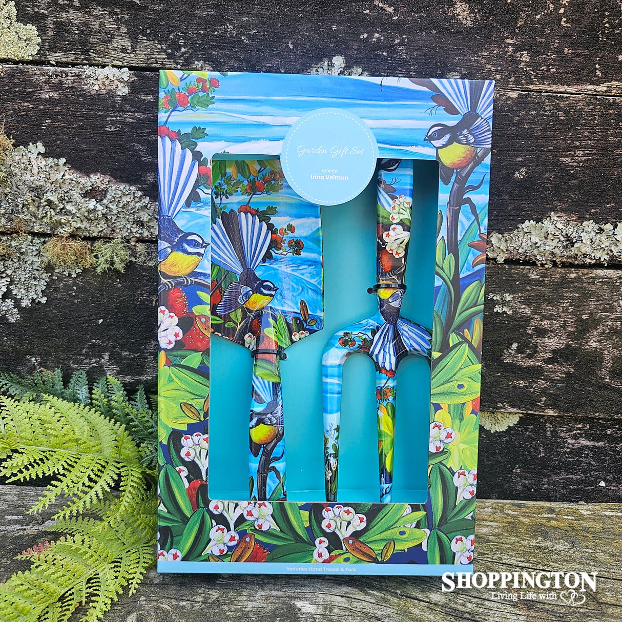 Garden Trowel & Fork Set - Ocean Fantail
