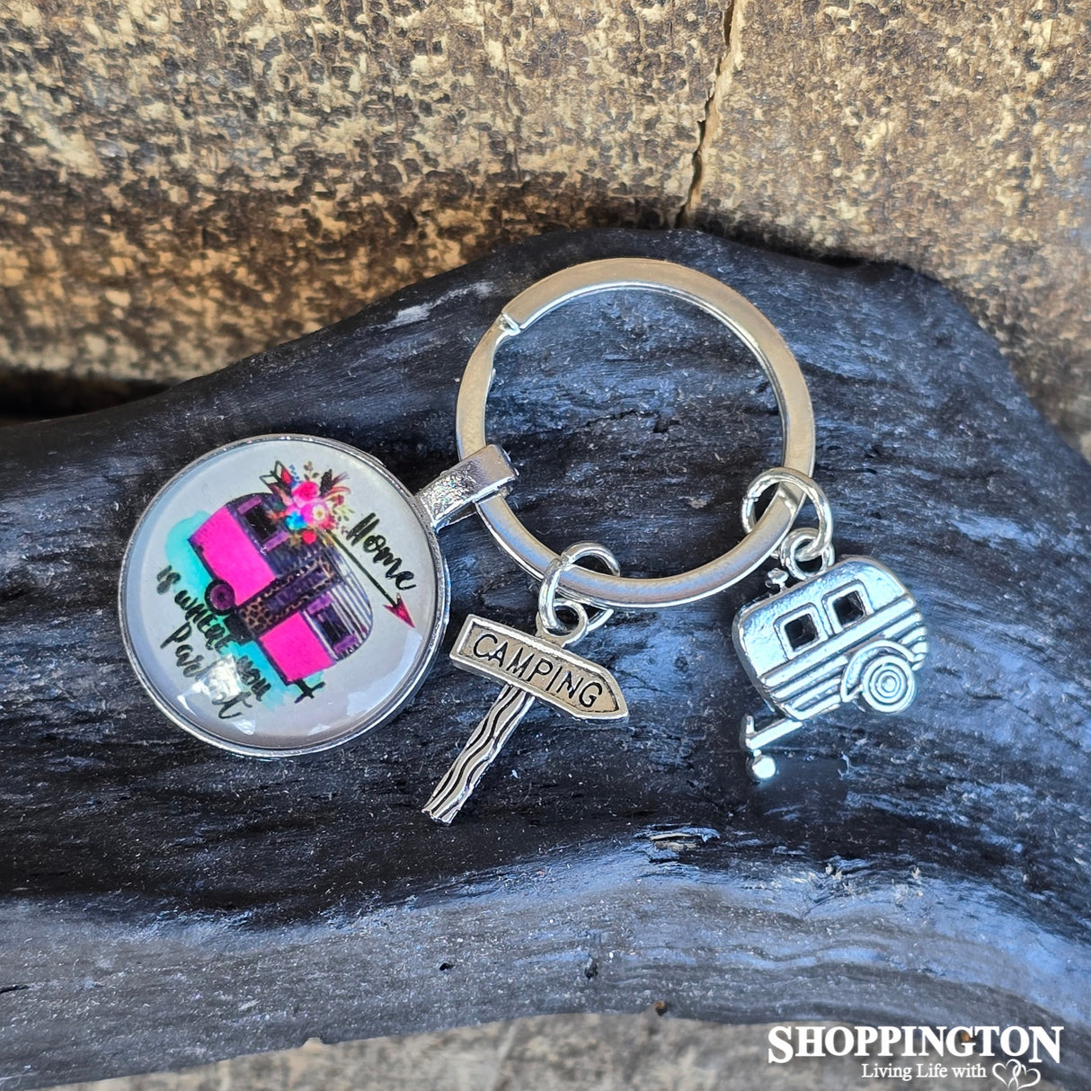 Keyring - Happy Camper