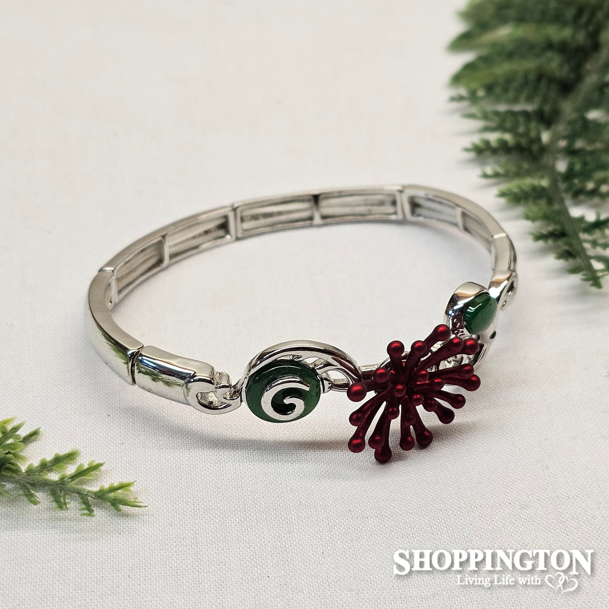 Bracelet - Pohutukawa, Kiwi & Koru