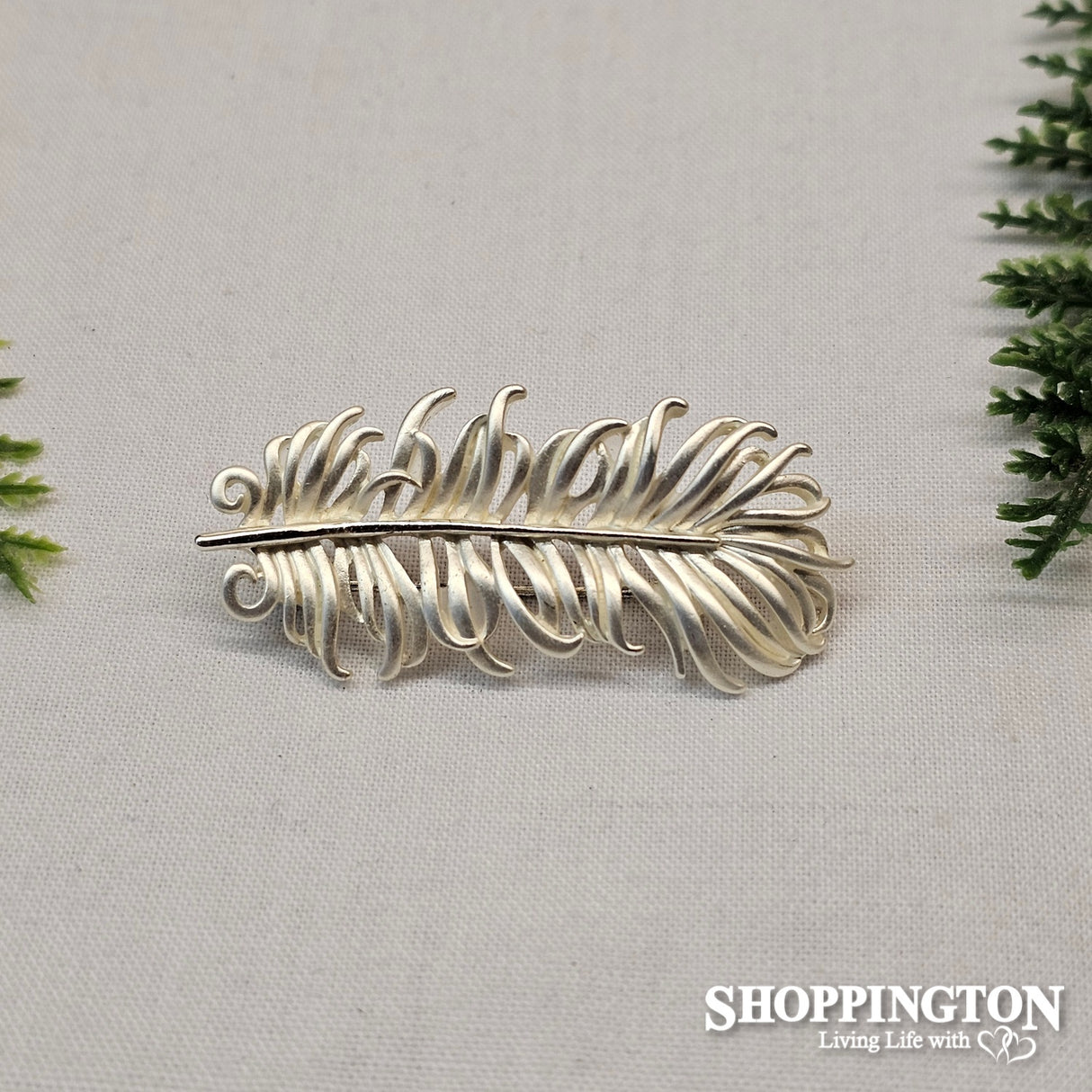 Feather Brooch