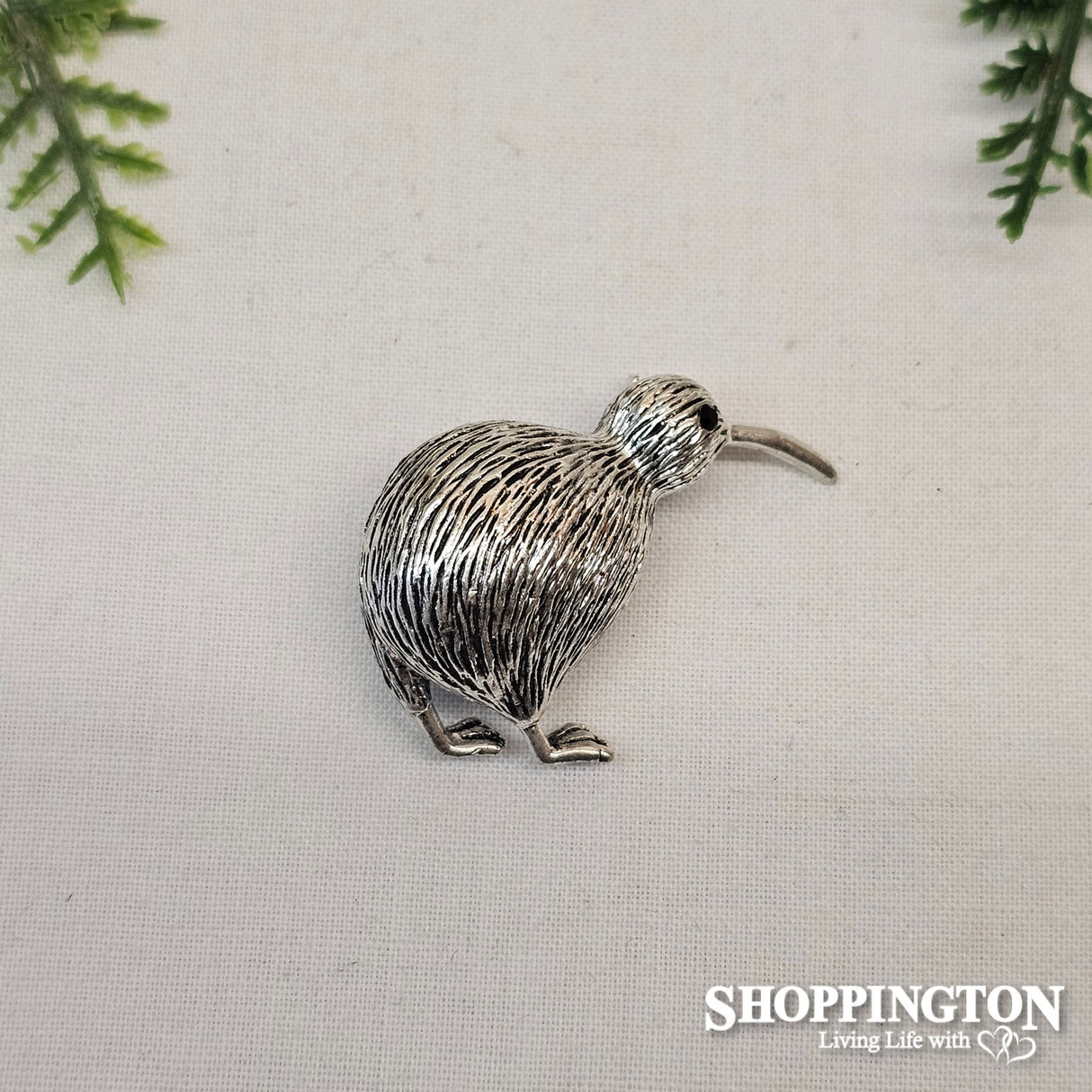 Brooch - Kiwi Silver
