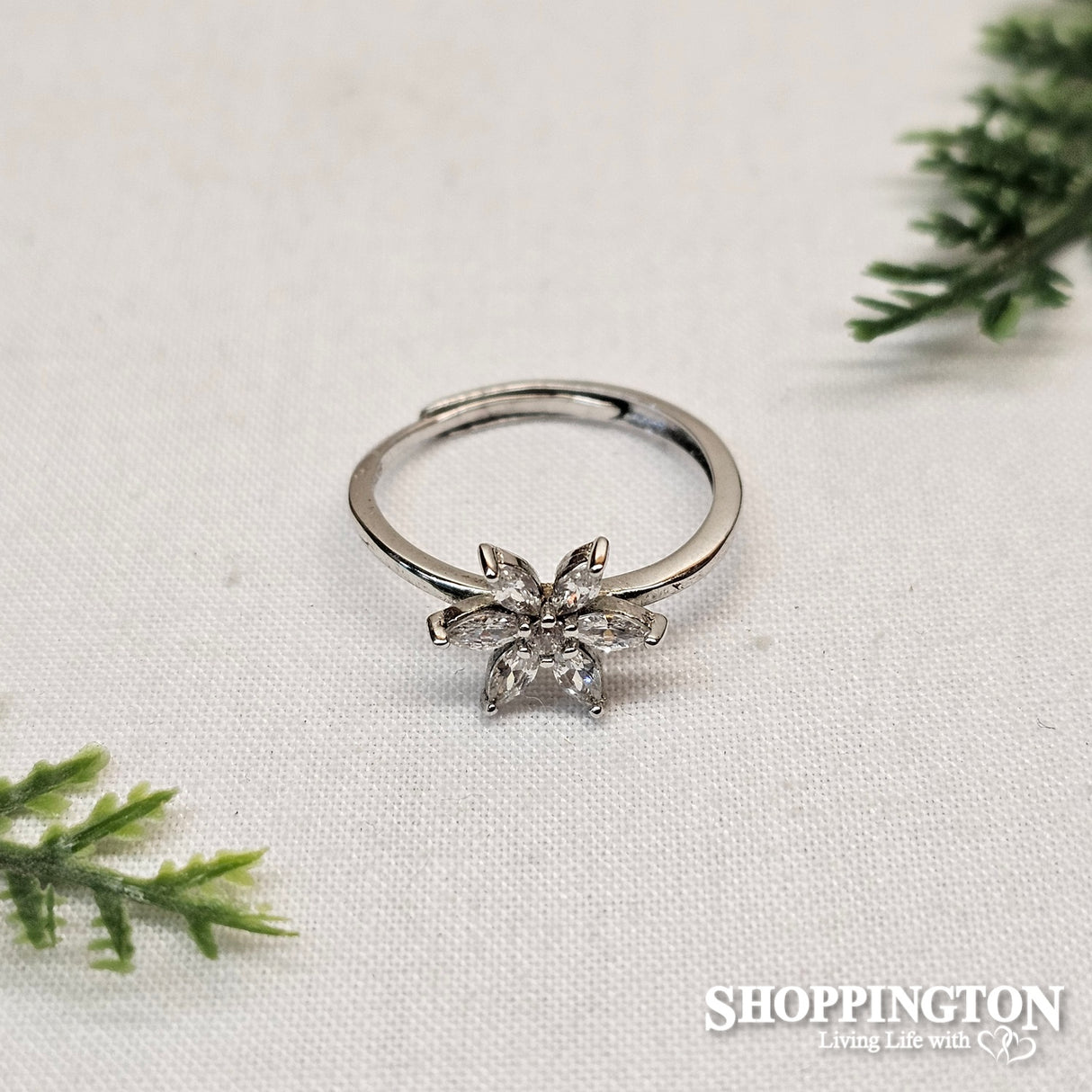 Ring - Sterling Silver Star Flower