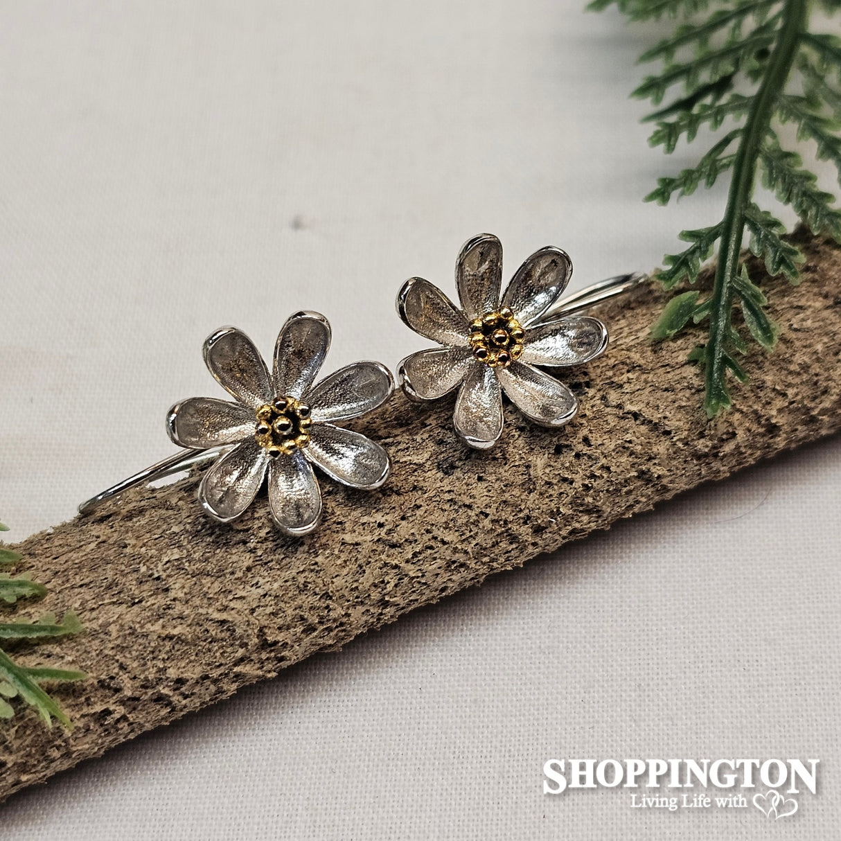 New Zealand Clematis Drop Earrings